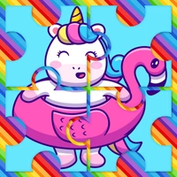 Cute Rainbow Unicorn Puzzles mobile