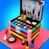 Cosmetic Box Cake Game! Make Edible Beauty Box by Kids Fun Plus