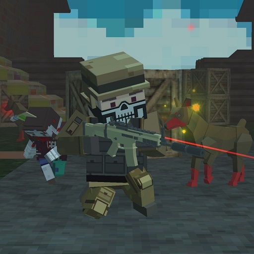 Play Pixel Crazy Minecraft shooter Online for Free