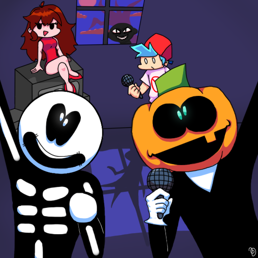 FNF: Halloween Night Funkin [FNF mod] FNF mod jogo online